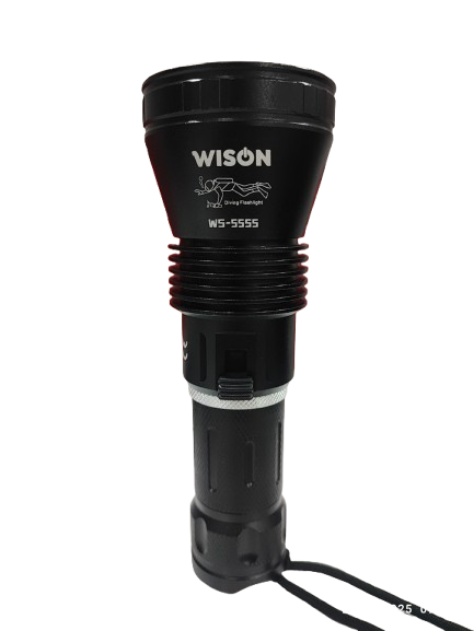 Wison Ws 5555 Dalış Feneri - 100 Metre  Profesyonel Su Geçirmez